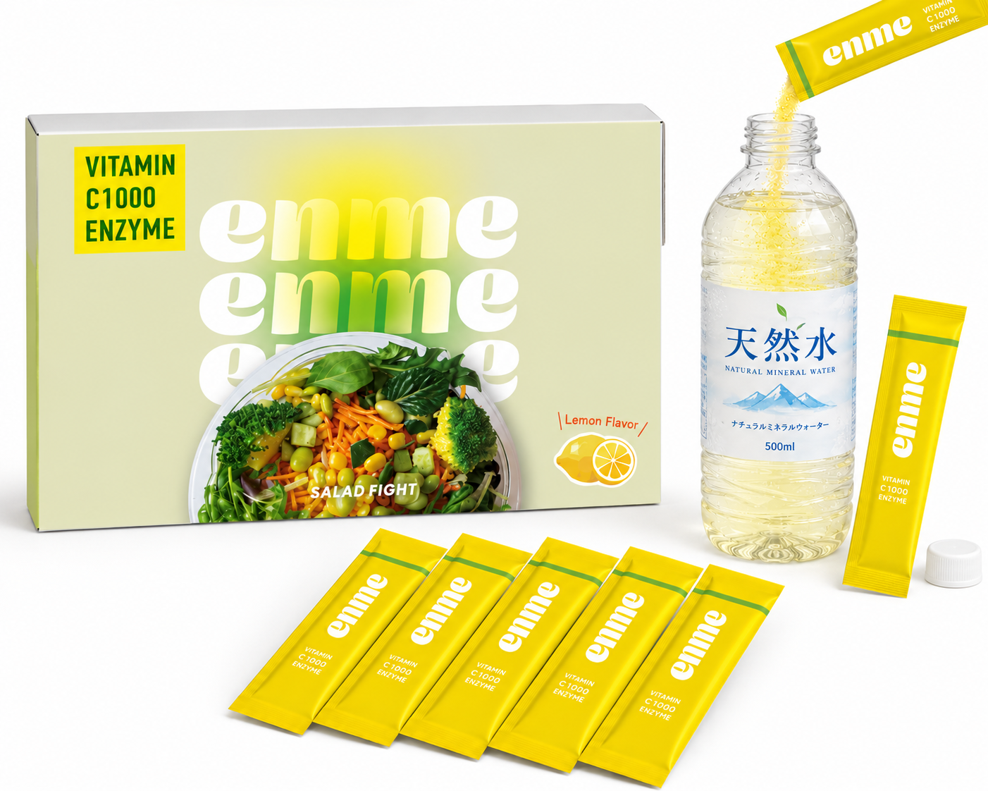 enme（エンミー）｜1本で酵素×ビタミンC1000mg チビだら飲みでクレンズダイエット！